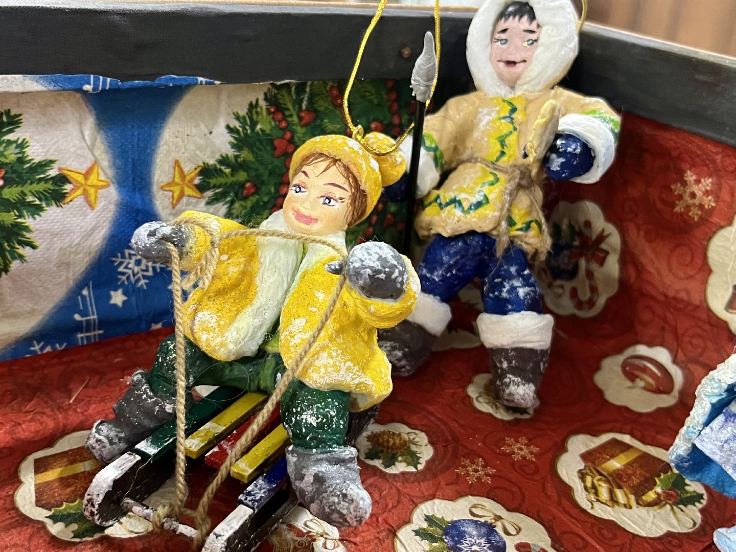 наро-фоминск, зима в подмосковье, новый год, Игрушки из ваты, Советский Новый год,