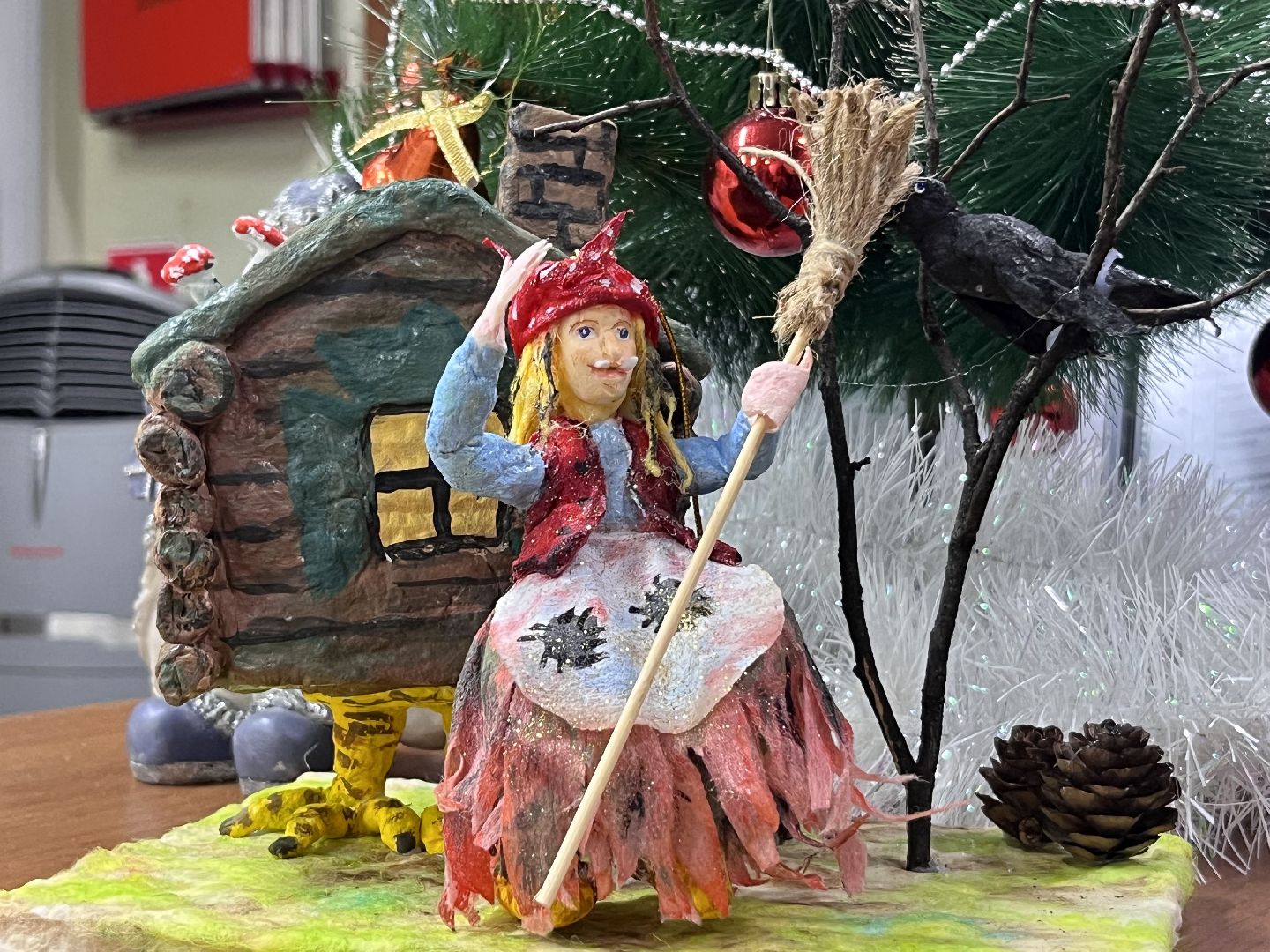 наро-фоминск, зима в подмосковье, новый год, Игрушки из ваты, Советский Новый год,