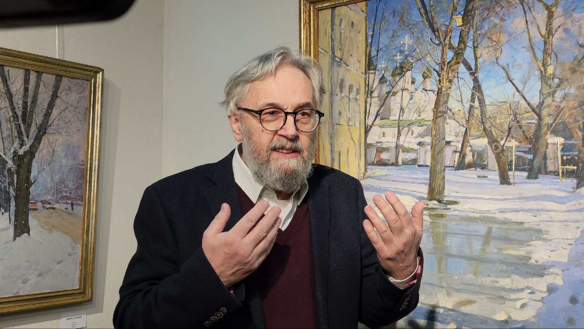 мытищи, галерея искусств, Сергей Смирнов, Выставка, зима в подмосковье, Художественный институт имени Сурикова,