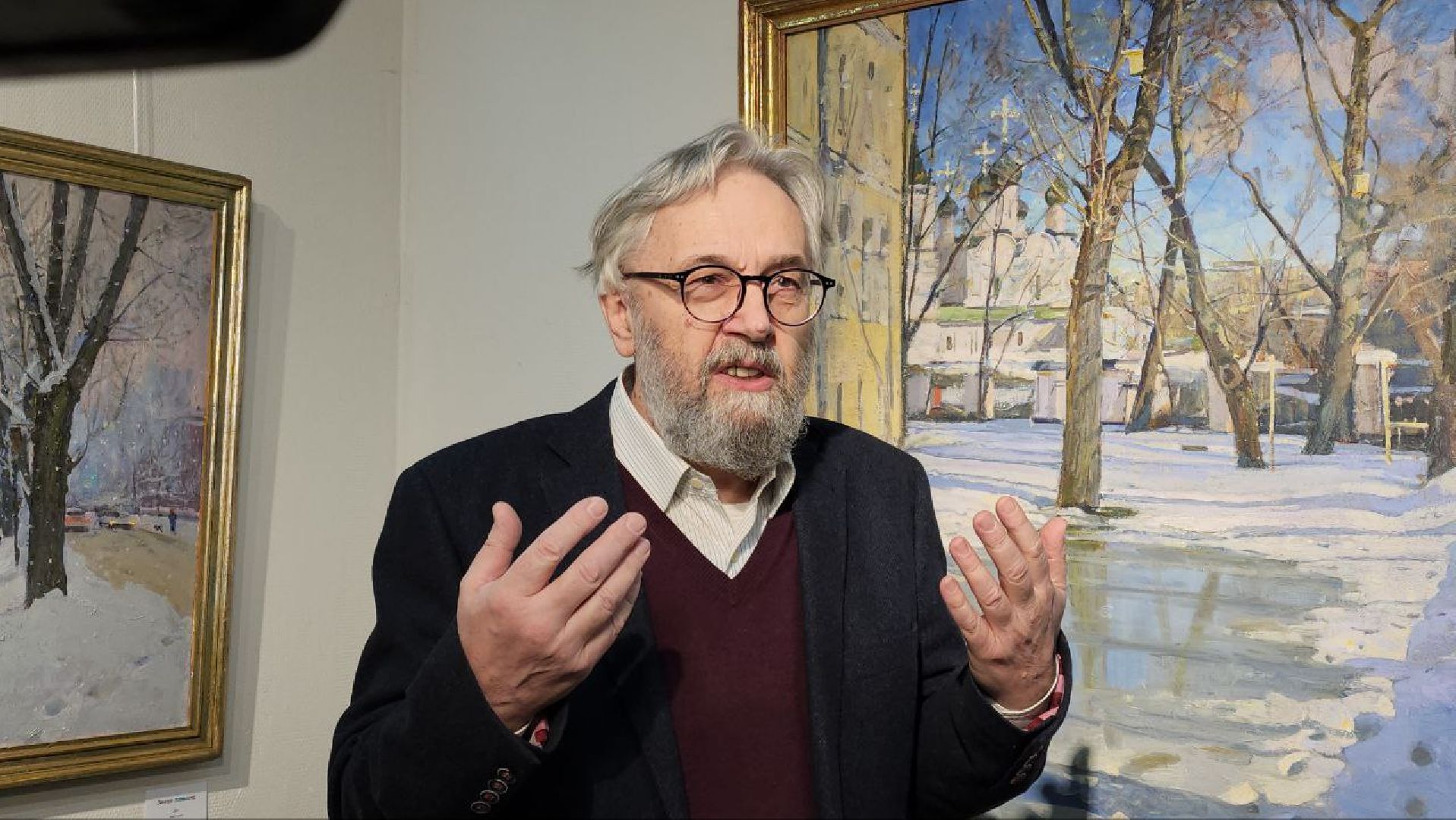 мытищи, галерея искусств, Сергей Смирнов, Выставка, зима в подмосковье, Художественный институт имени Сурикова,