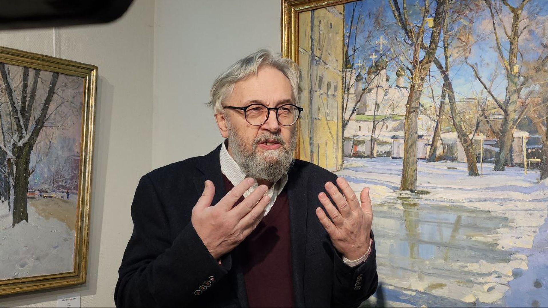 мытищи, галерея искусств, Сергей Смирнов, Выставка, зима в подмосковье, Художественный институт имени Сурикова,