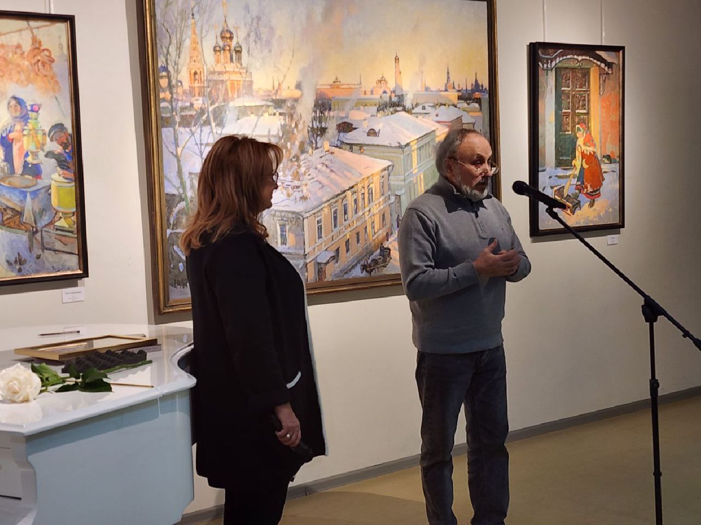 мытищи, галерея искусств, Сергей Смирнов, Выставка, зима в подмосковье, Художественный институт имени Сурикова,