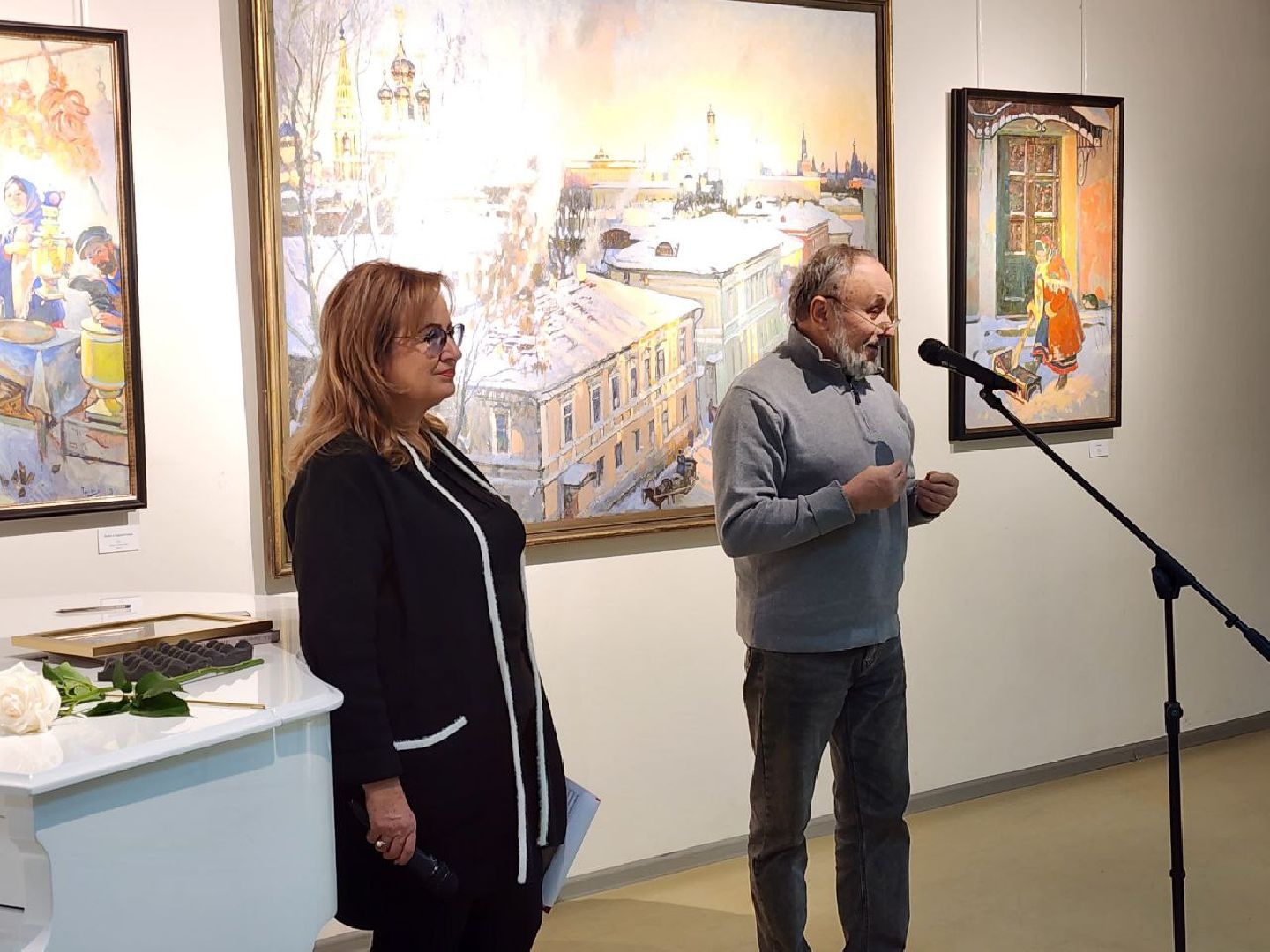 мытищи, галерея искусств, Сергей Смирнов, Выставка, зима в подмосковье, Художественный институт имени Сурикова,