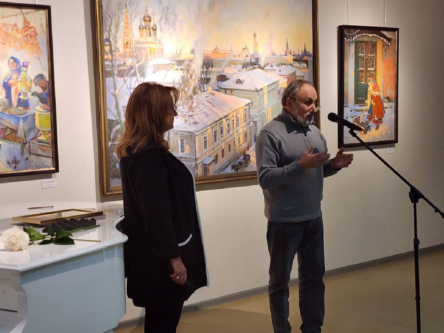 мытищи, галерея искусств, Сергей Смирнов, Выставка, зима в подмосковье, Художественный институт имени Сурикова,