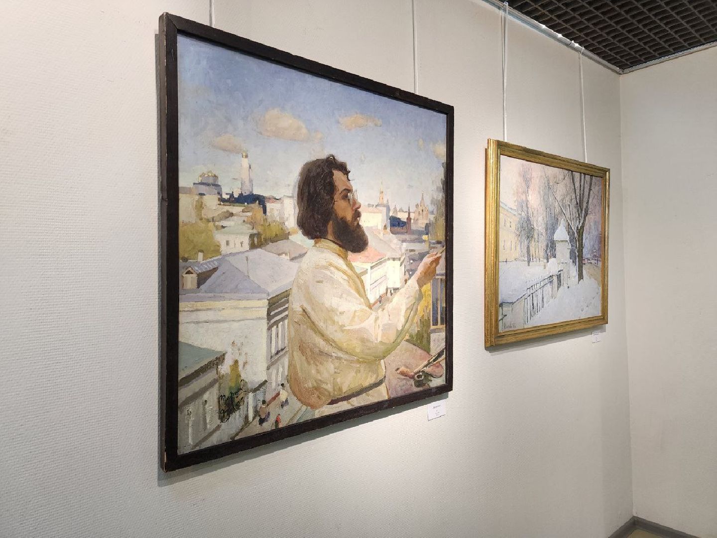 мытищи, галерея искусств, Сергей Смирнов, Выставка, зима в подмосковье, Художественный институт имени Сурикова,
