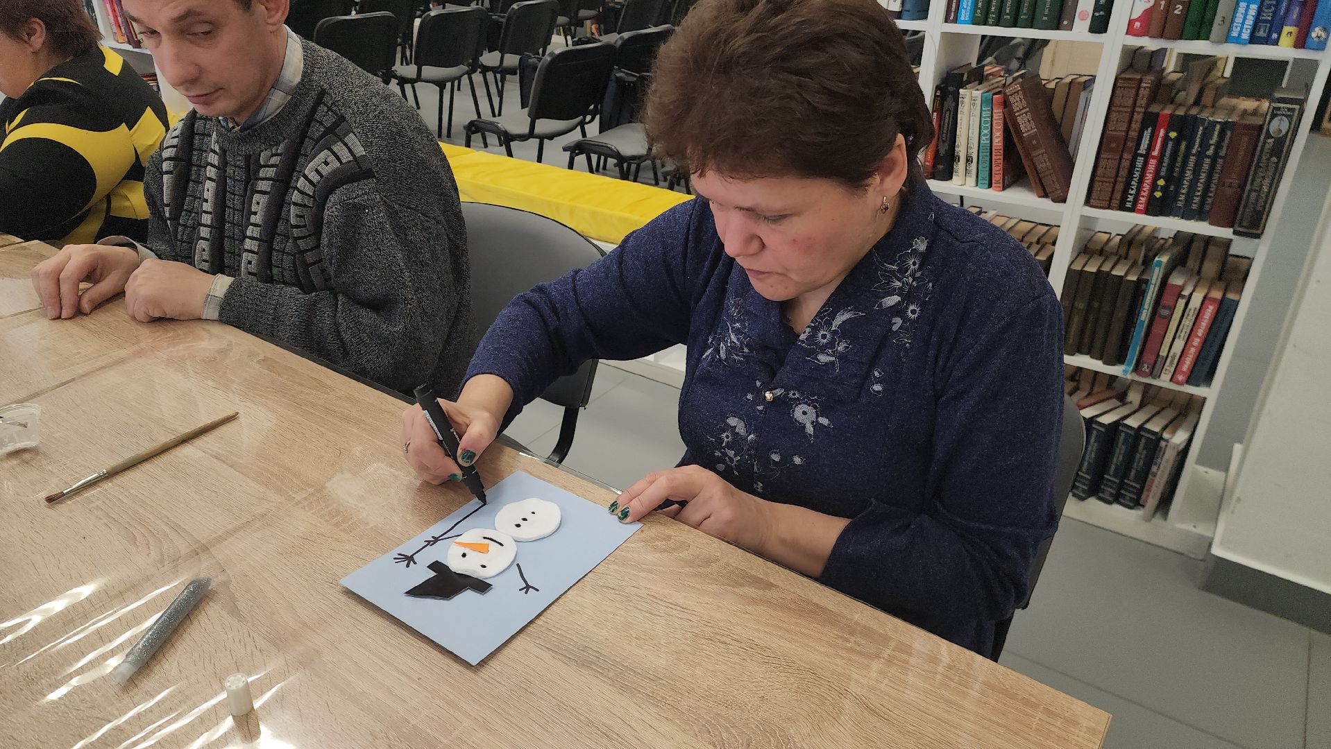 шатура, библиотека, librarian, master class, snowmen,