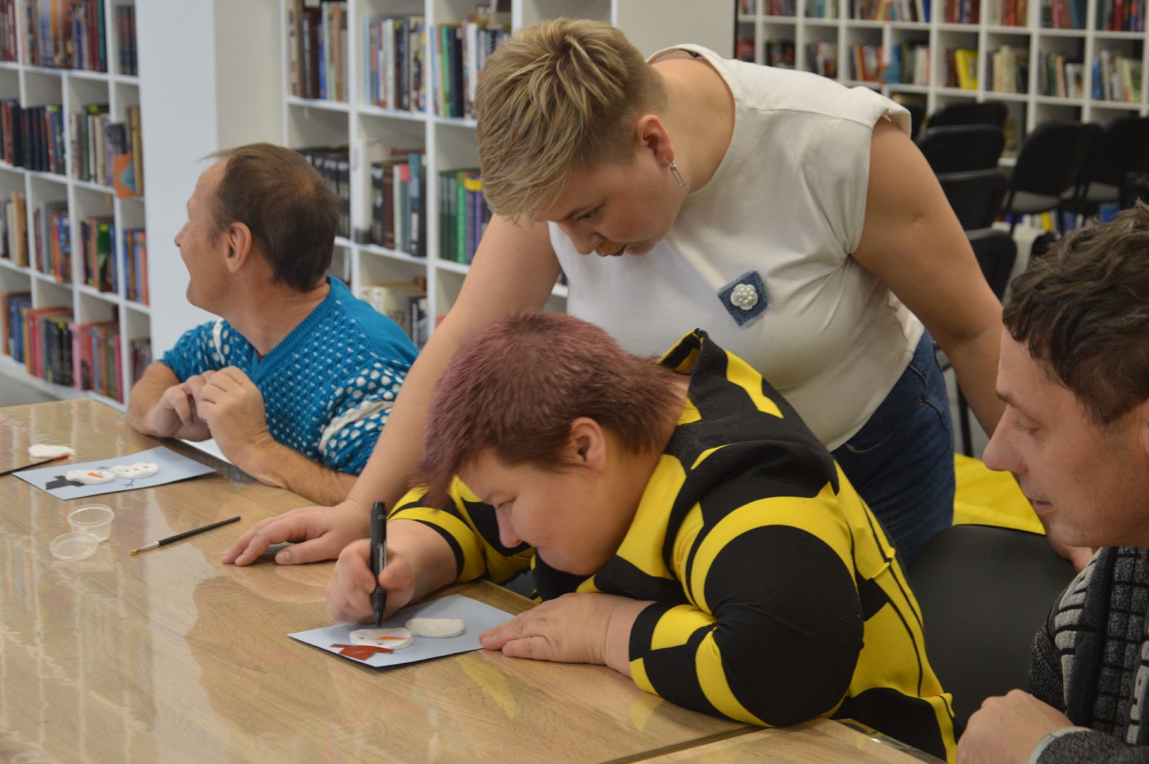 шатура, библиотека, librarian, master class, snowmen,