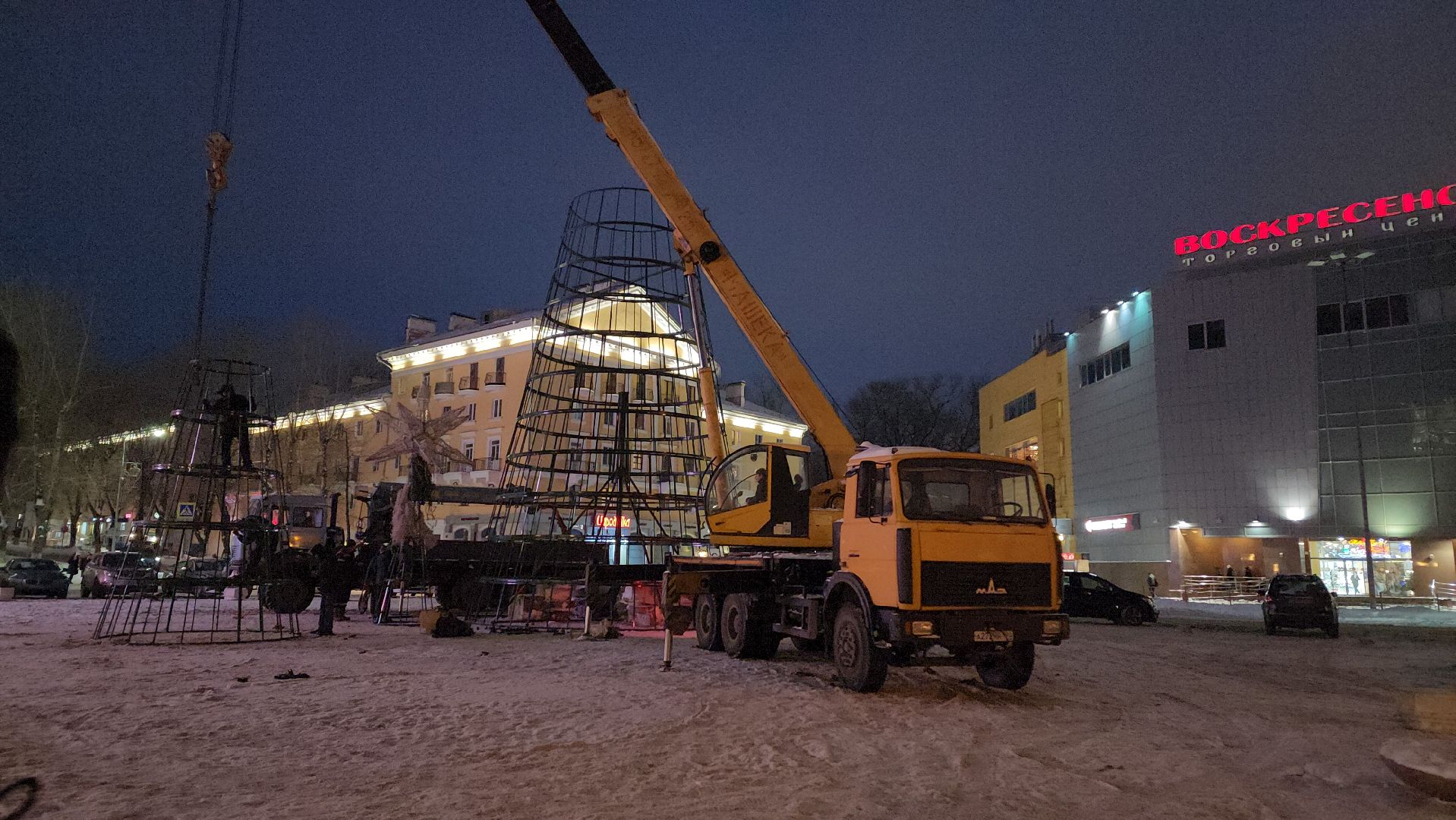 воскресенск, благоустройство, елка, город, новый год,