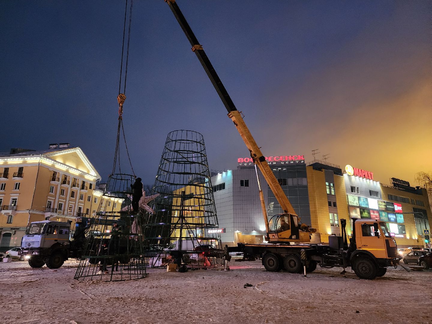 воскресенск, благоустройство, елка, город, новый год,