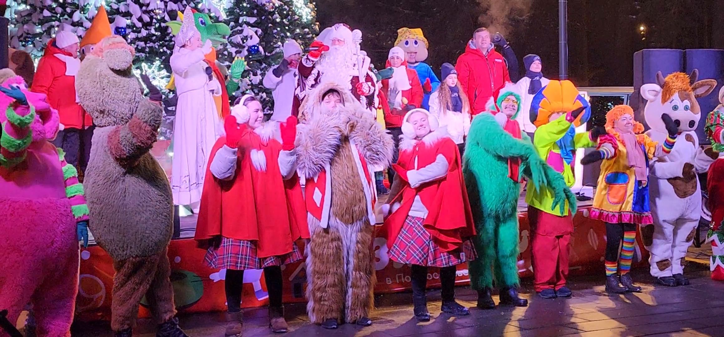 Коломна, Озеры, главная елка, новогодняя елка, открытие городской елки, новый год,