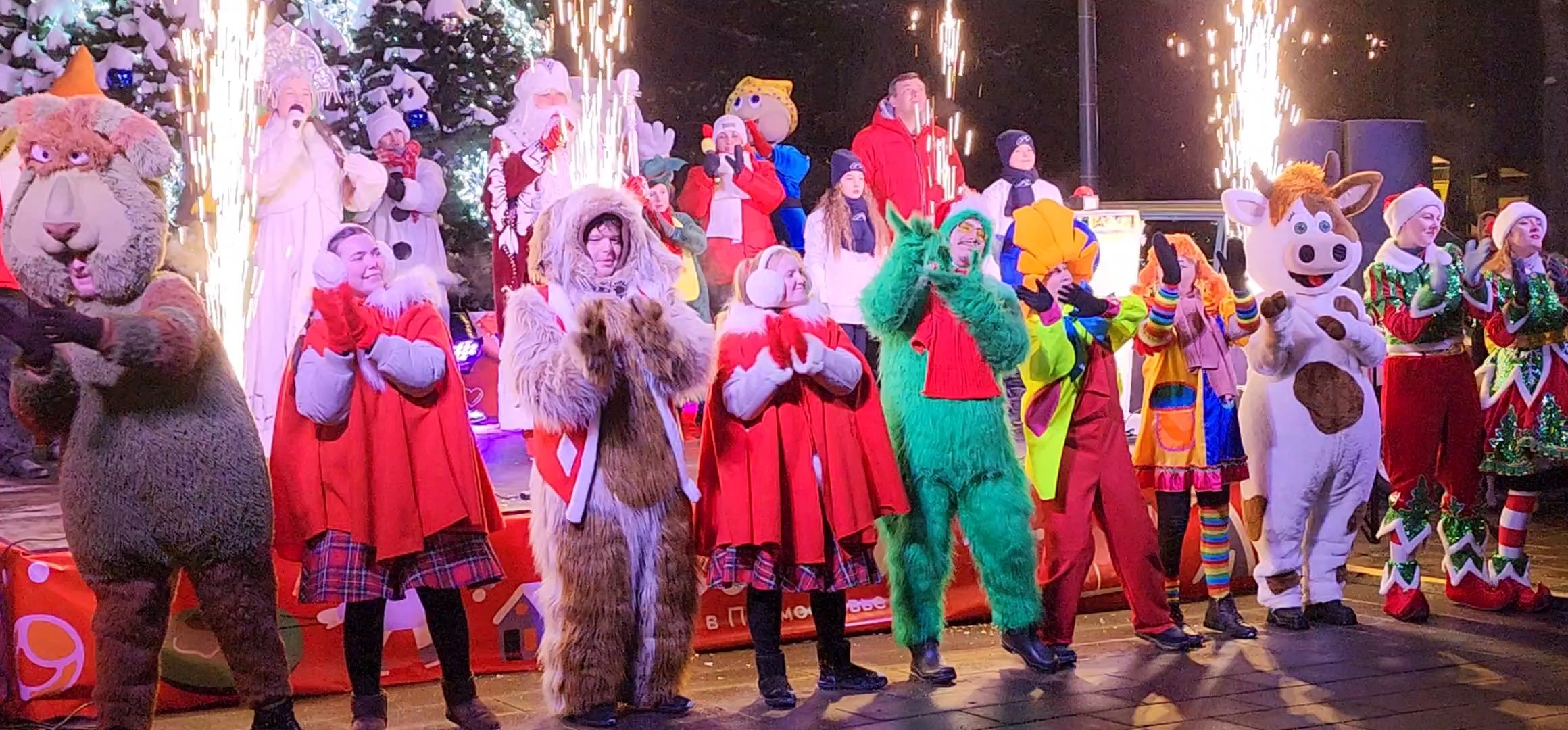 Коломна, Озеры, главная елка, новогодняя елка, открытие городской елки, новый год,