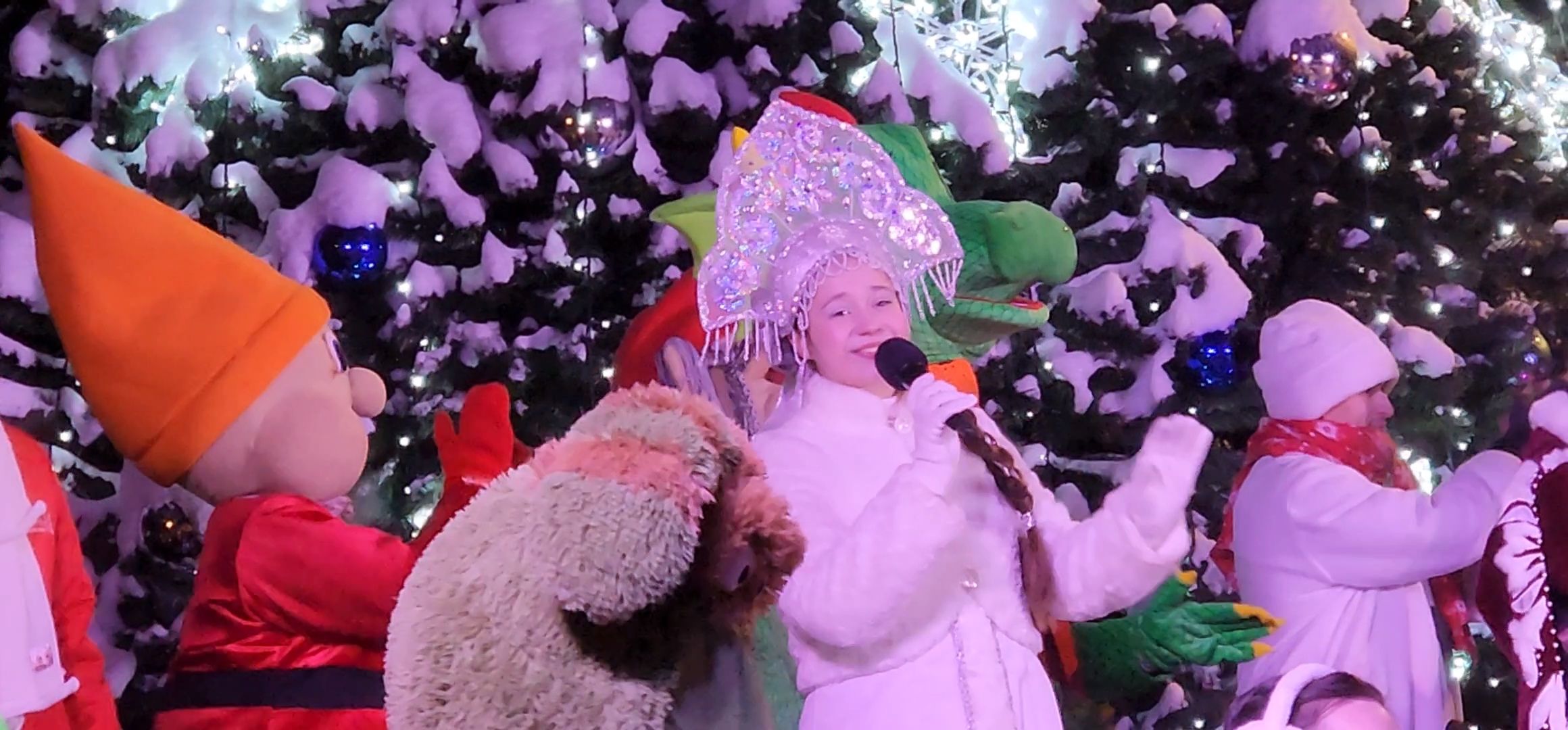 Коломна, Озеры, главная елка, новогодняя елка, открытие городской елки, новый год,