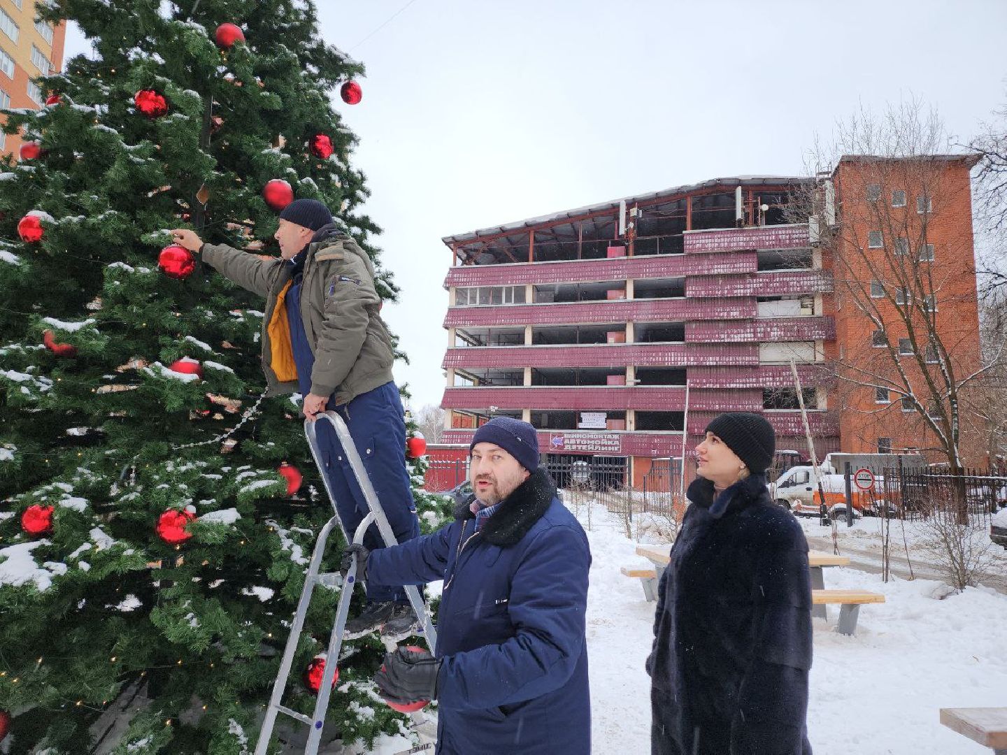 люберцы, управляющая компания, пилотный проект, новогодняя елка,