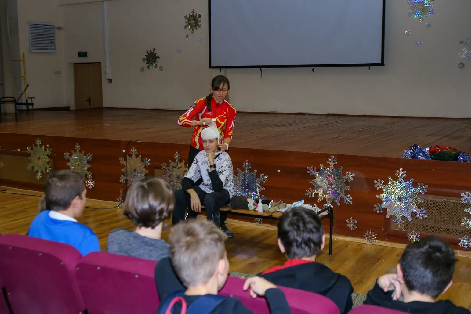 химки, школа, первая помощь, дети, мастер-класс,