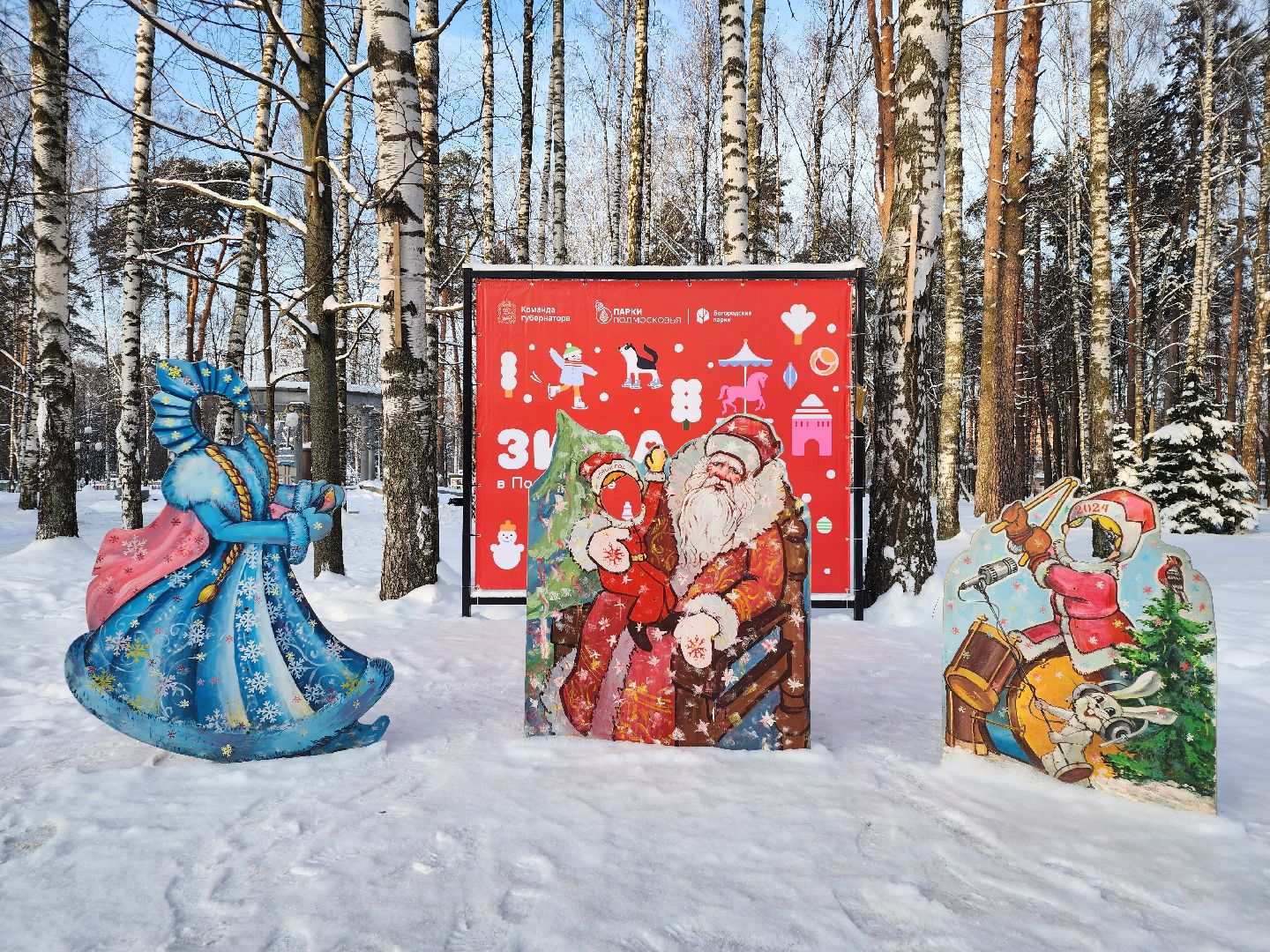 Богородские парки, Новый год, каток, Ногинск, Богородский городской округ,