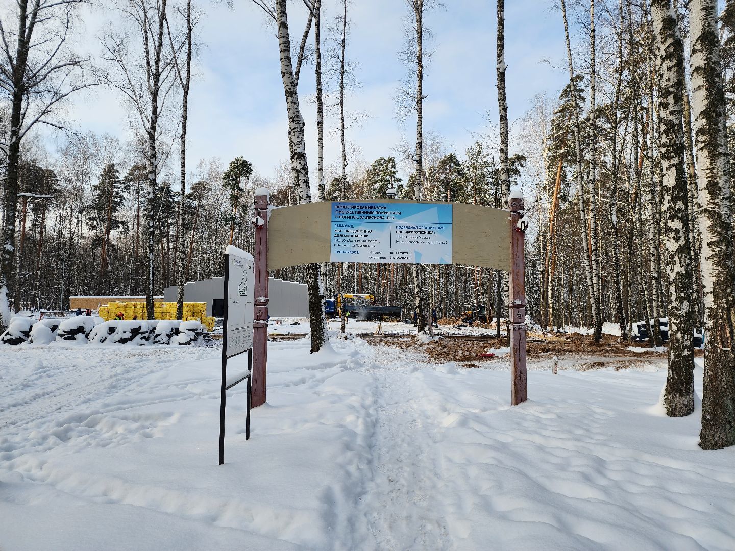 Богородские парки, Новый год, каток, Ногинск, Богородский городской округ,