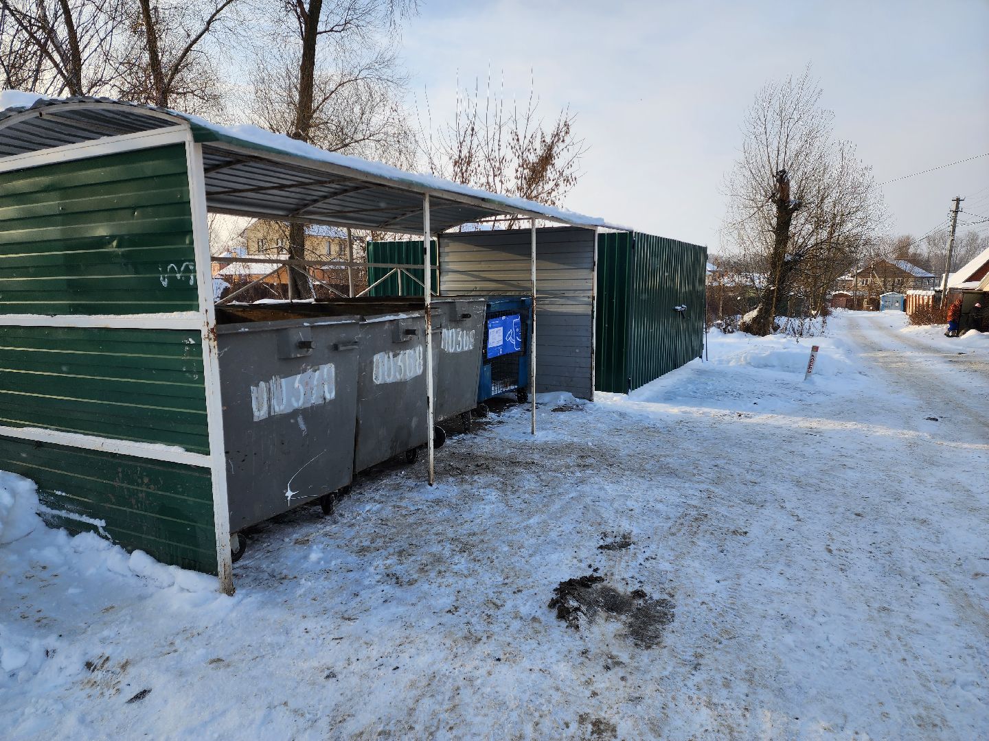 раменское, жкх, контейнерные площадки, в селе Загорново модернизировали контейнерную площадку,