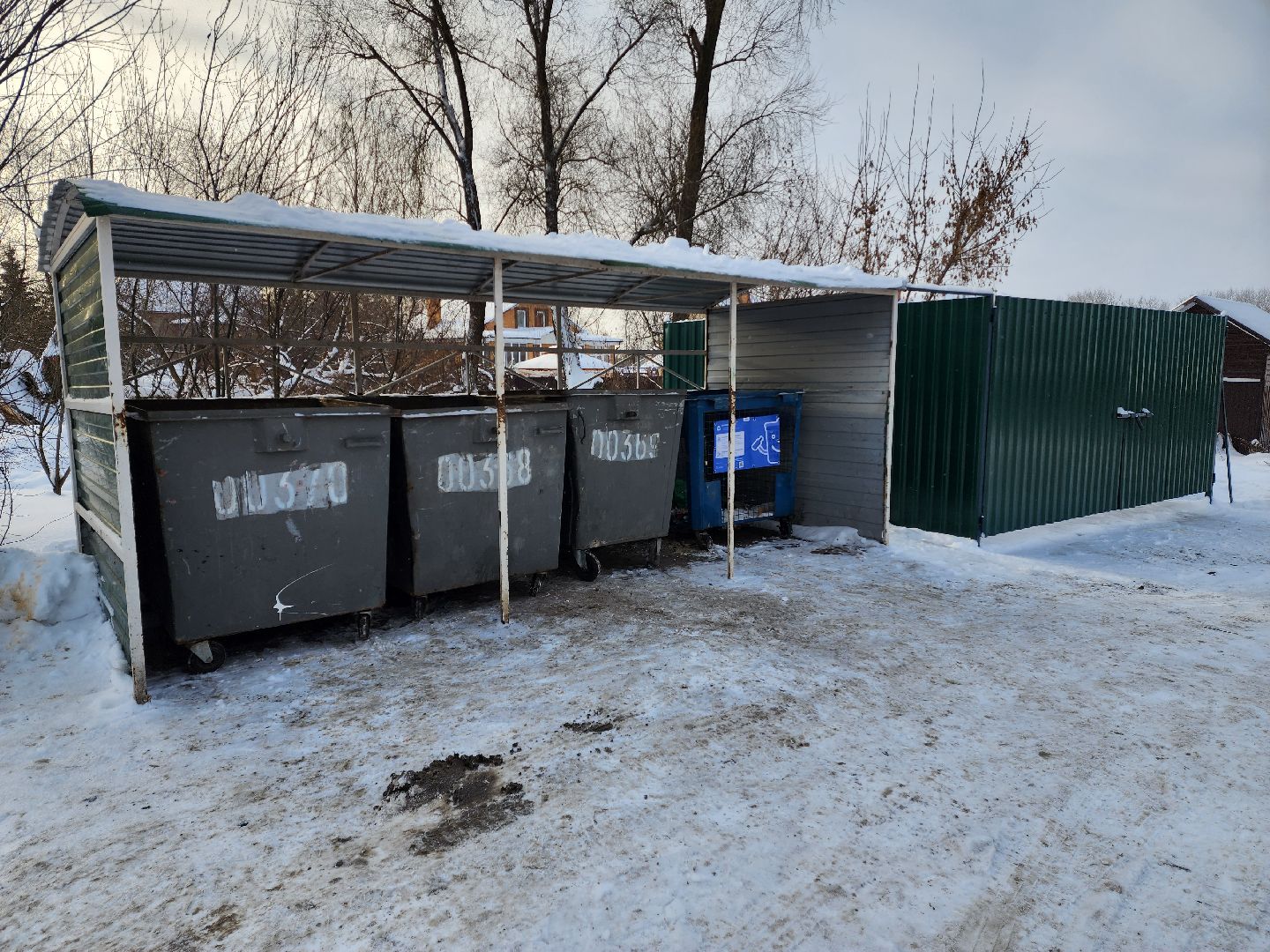 раменское, жкх, контейнерные площадки, в селе Загорново модернизировали контейнерную площадку,