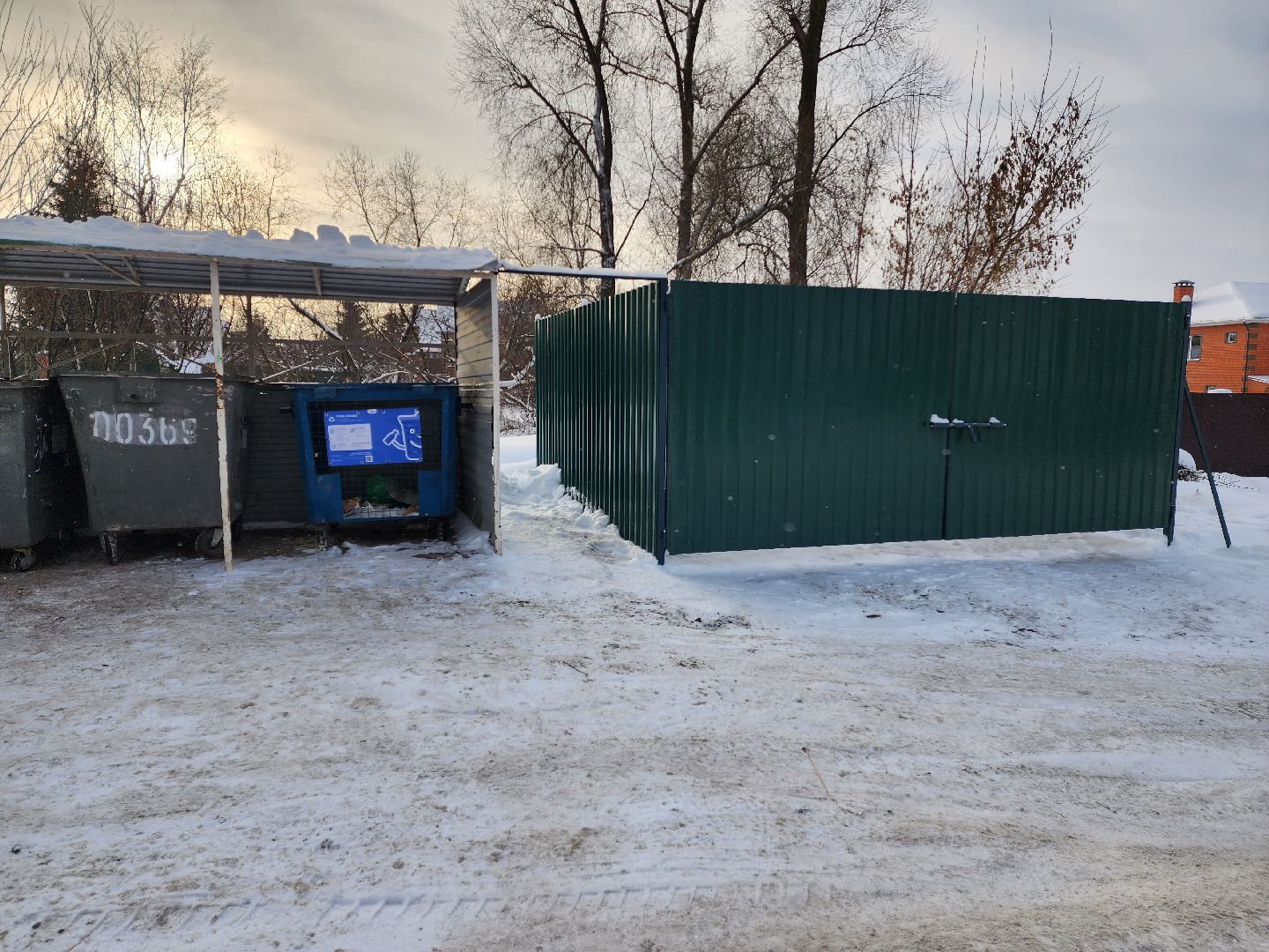 раменское, жкх, контейнерные площадки, в селе Загорново модернизировали контейнерную площадку,