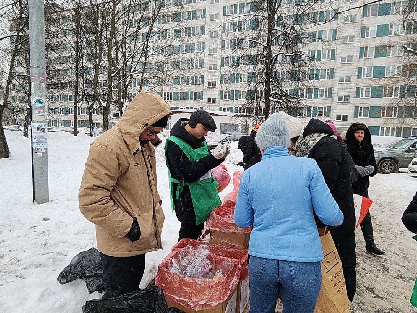 экология, акция, раздельный сбор мусора, видное,