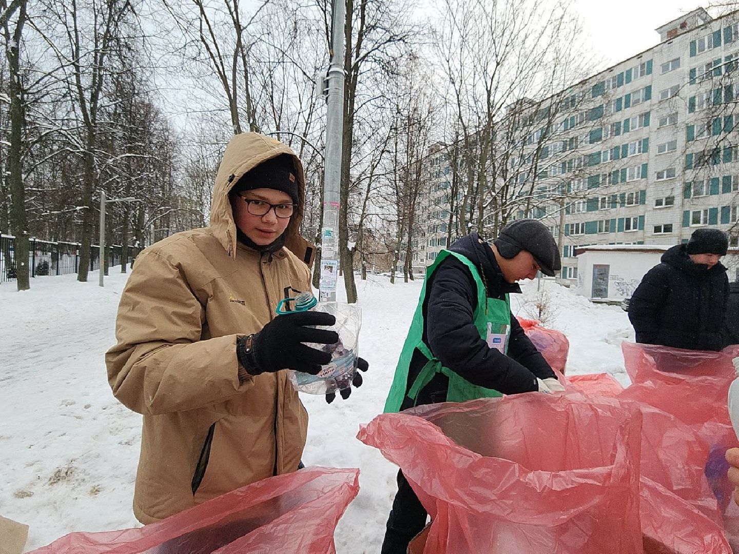 экология, акция, раздельный сбор мусора, видное,