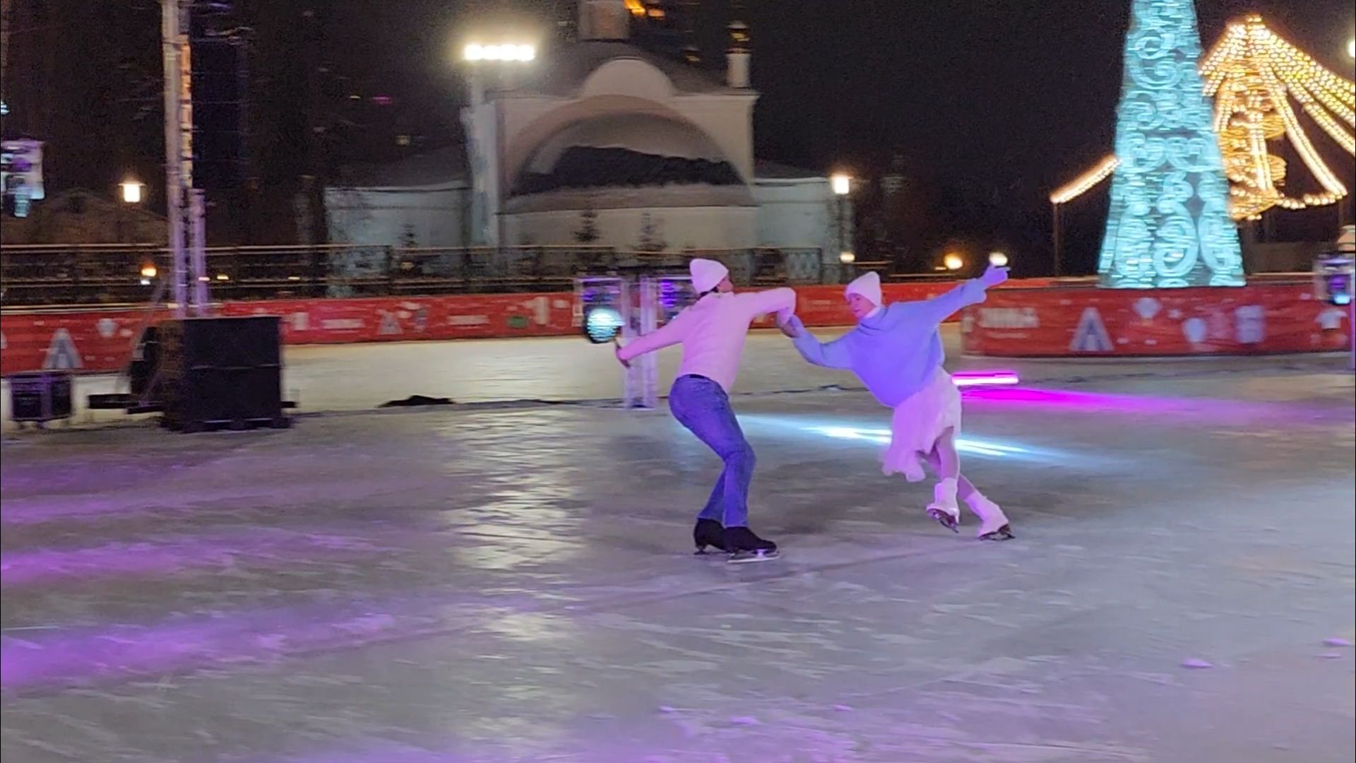 подольск, парк, фигуристы,