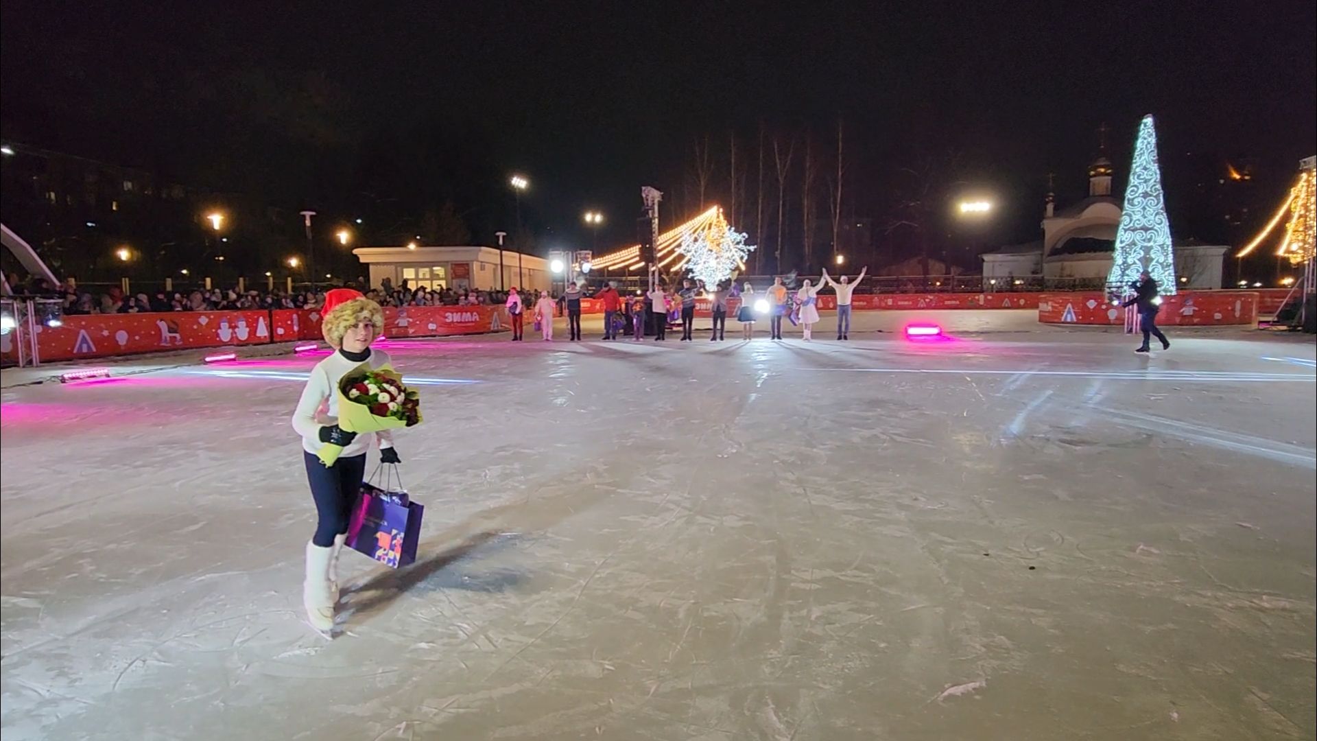 подольск, парк, фигуристы,