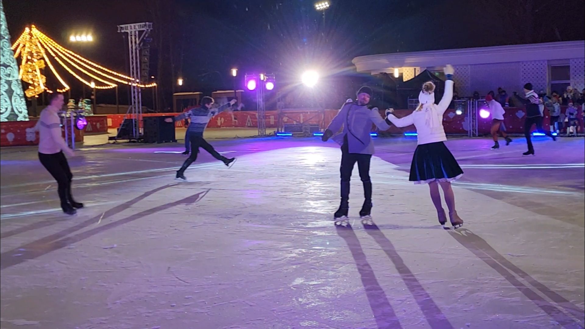 подольск, парк, фигуристы,