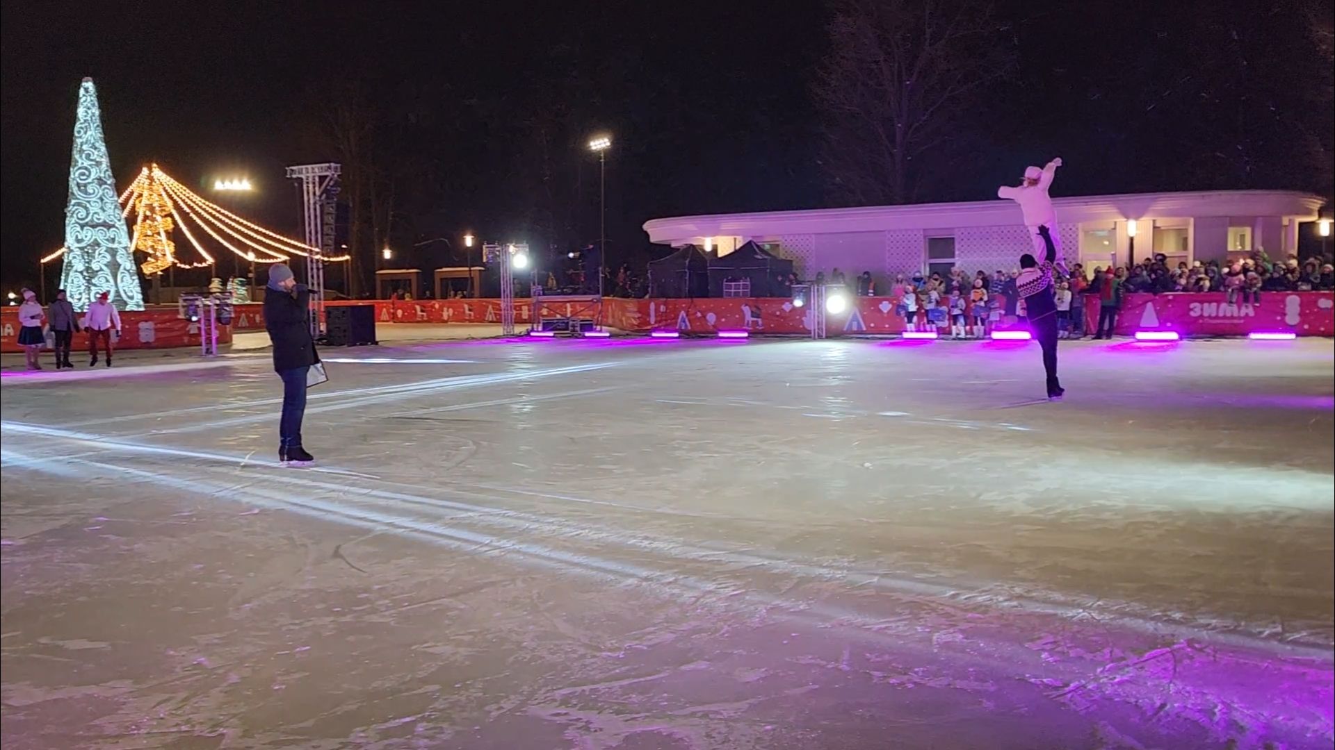 подольск, парк, фигуристы,