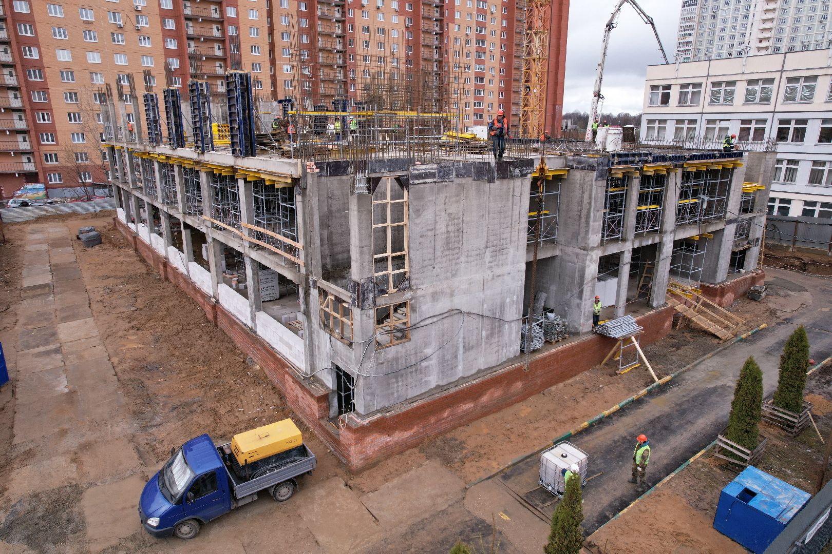 видео с коптера,