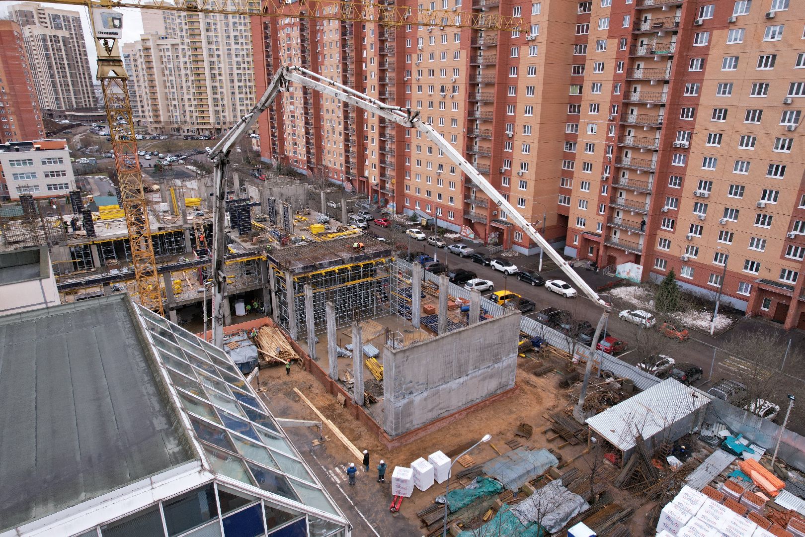 видео с коптера,