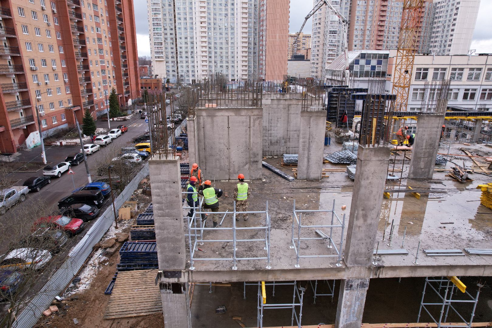 видео с коптера,