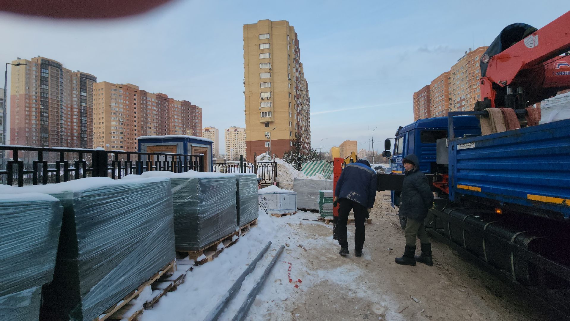 видео с коптера,