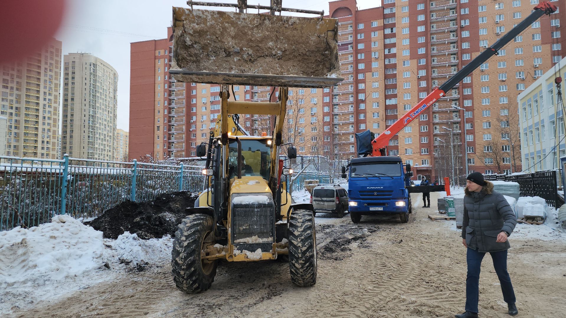 видео с коптера,