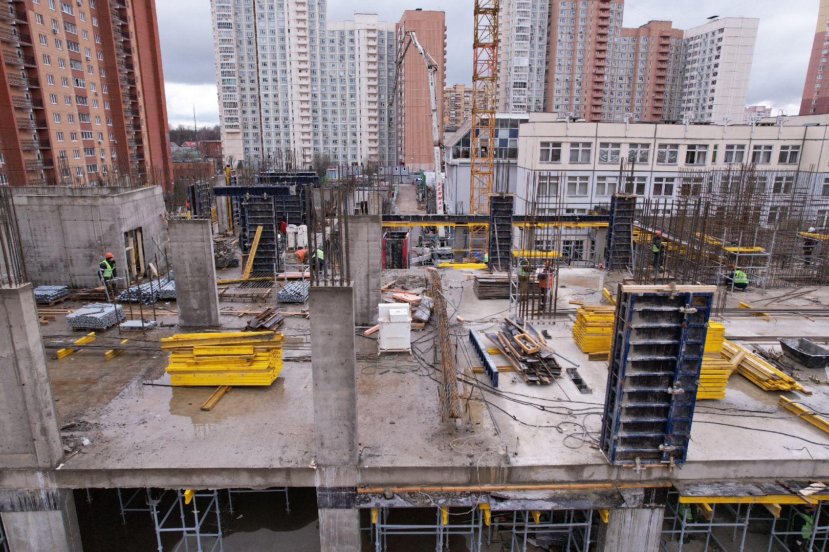 видео с коптера,