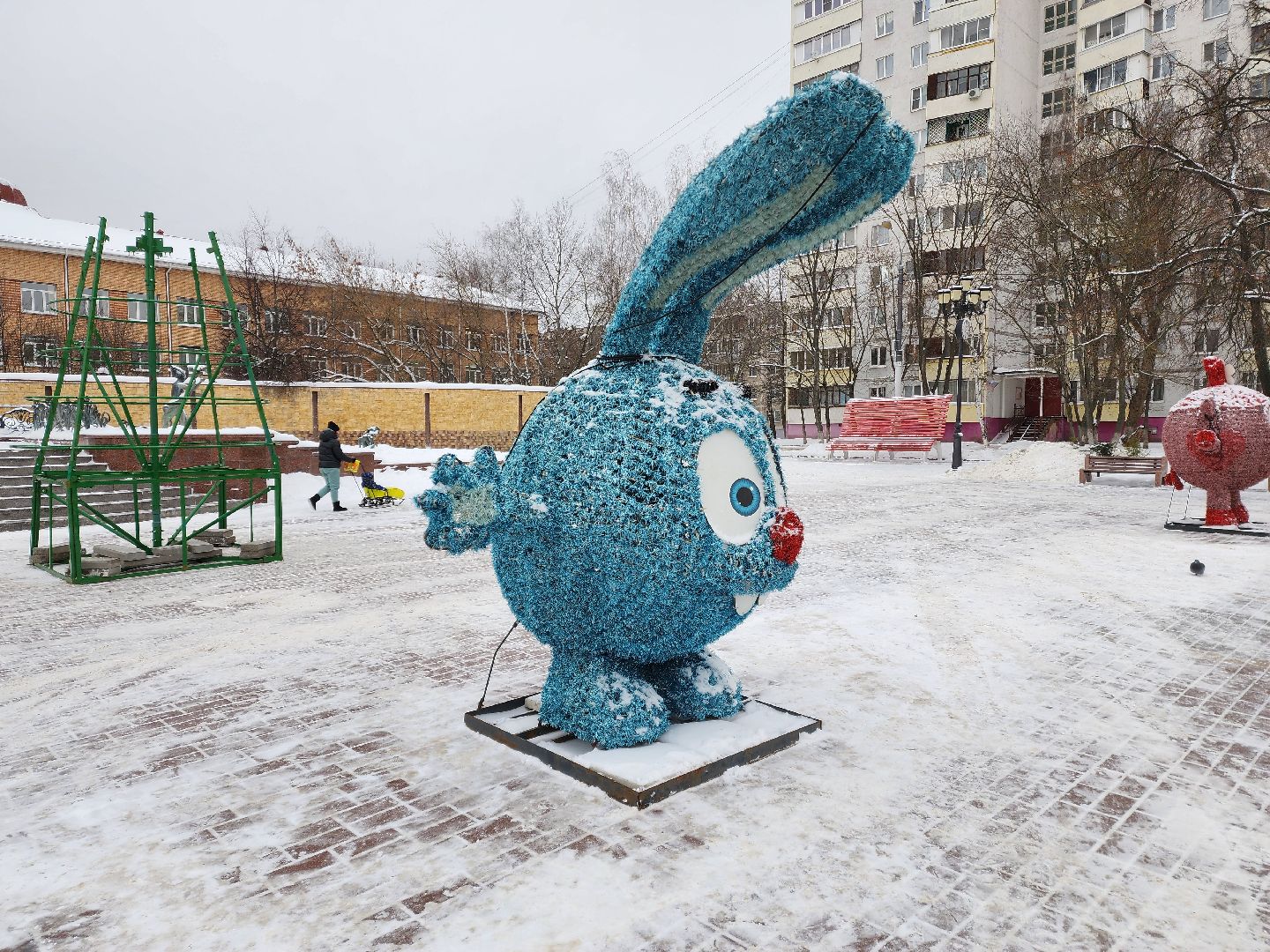 раменское, благоустройство, Площадь молодежи, Смешарики,