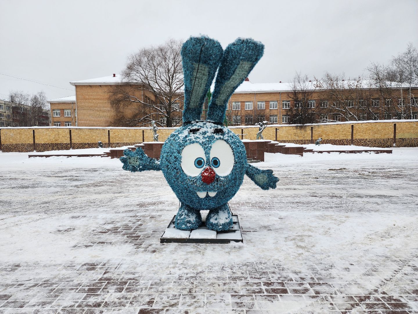 раменское, благоустройство, Площадь молодежи, Смешарики,