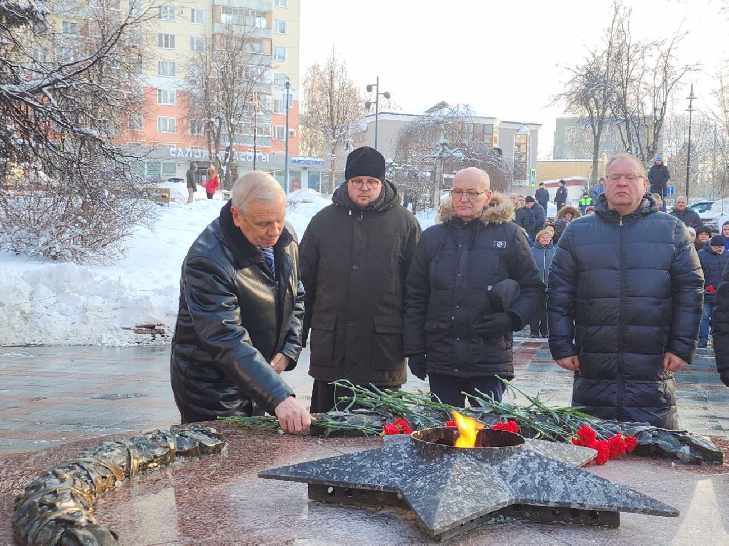 аллея славы, день памяти, возложение цветов, видное, герои,