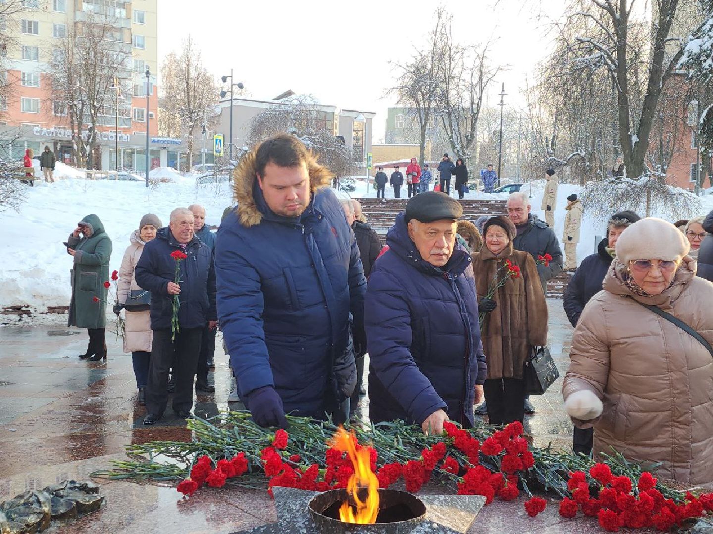 аллея славы, день памяти, возложение цветов, видное, герои,