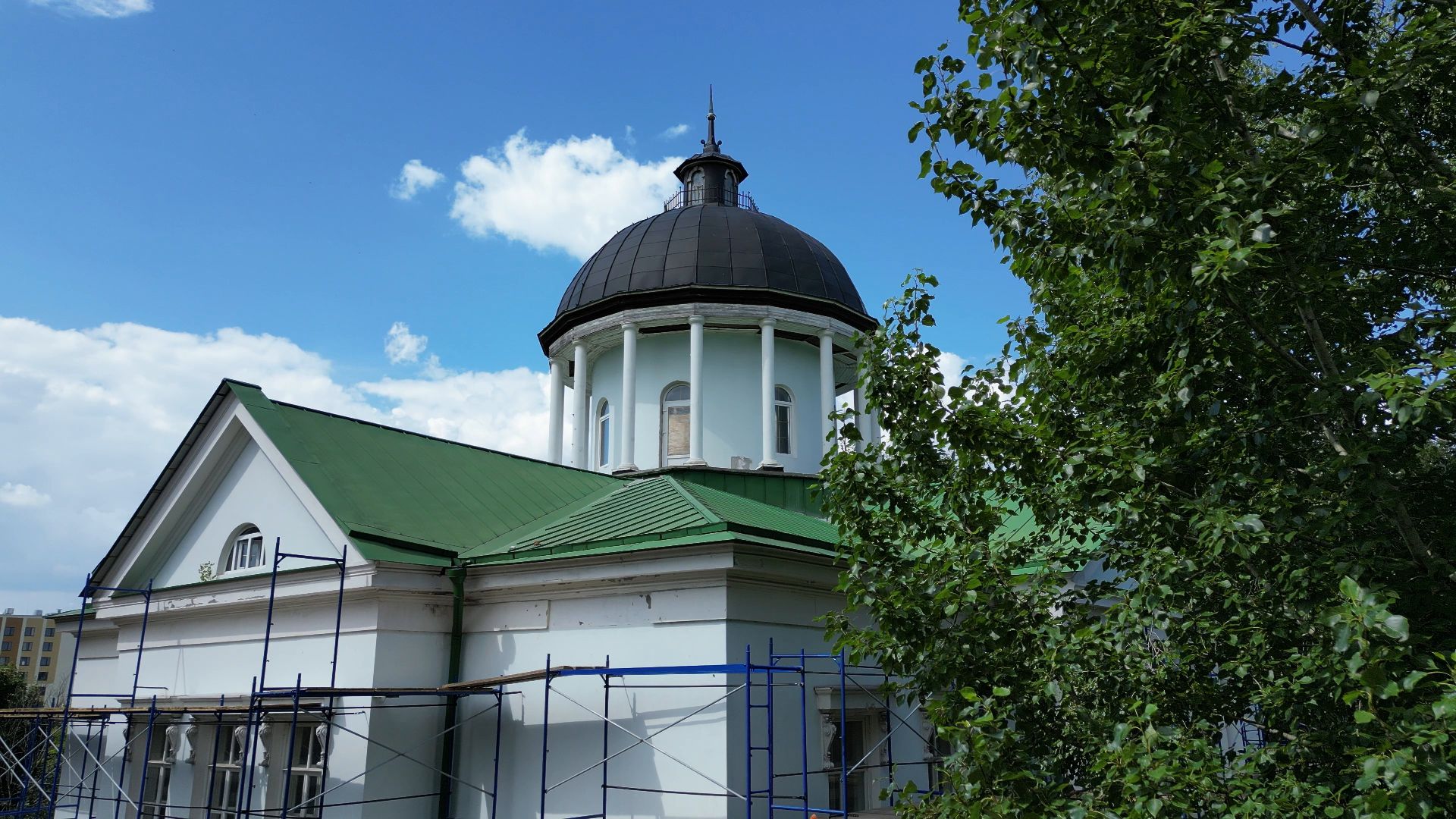 петровское, лыткарино, видео с коптера,