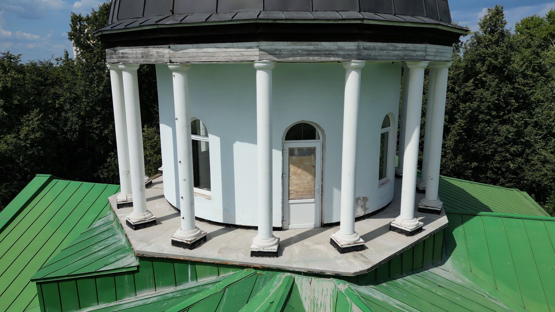 петровское, лыткарино, видео с коптера,