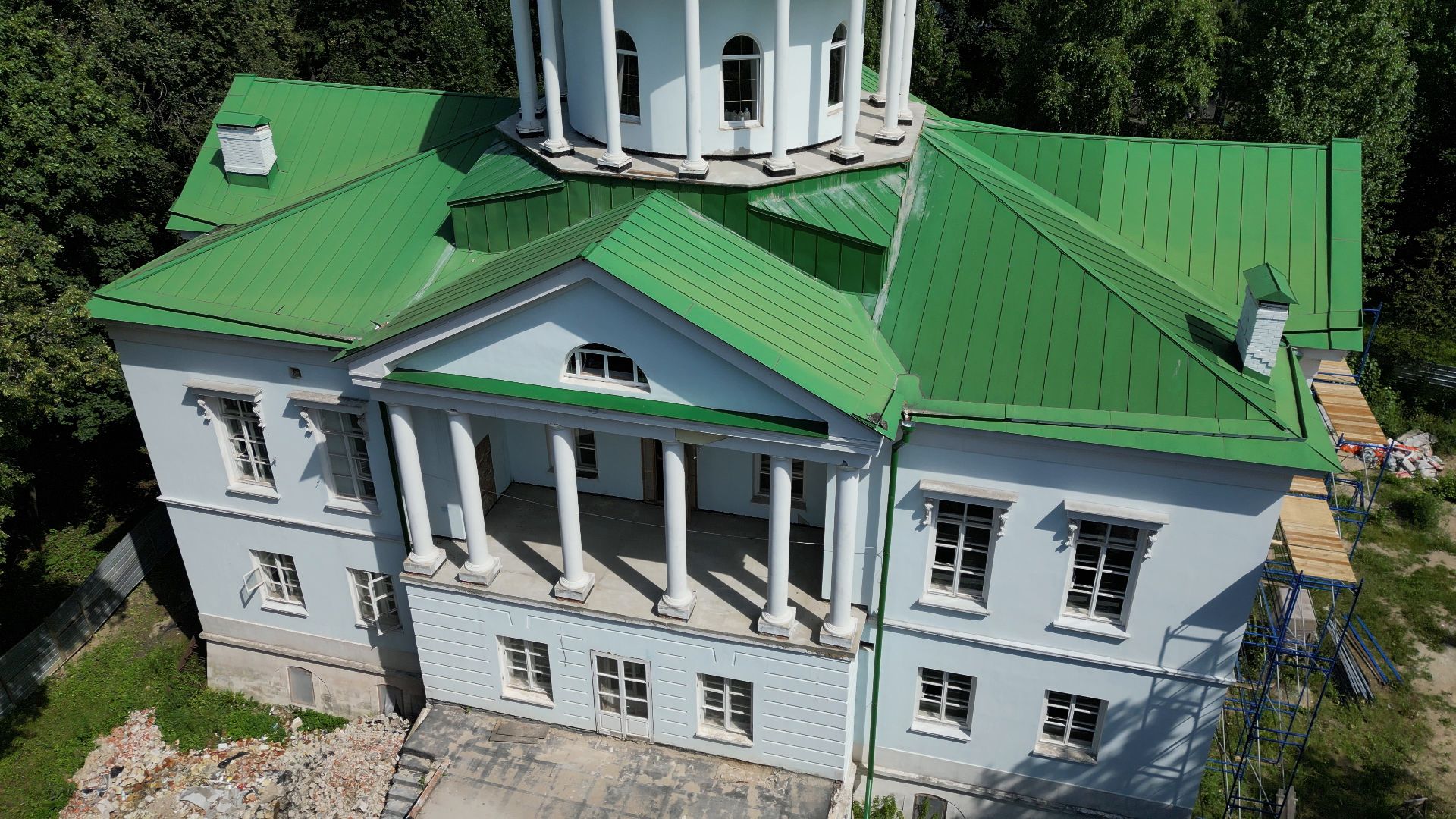 петровское, лыткарино, видео с коптера,