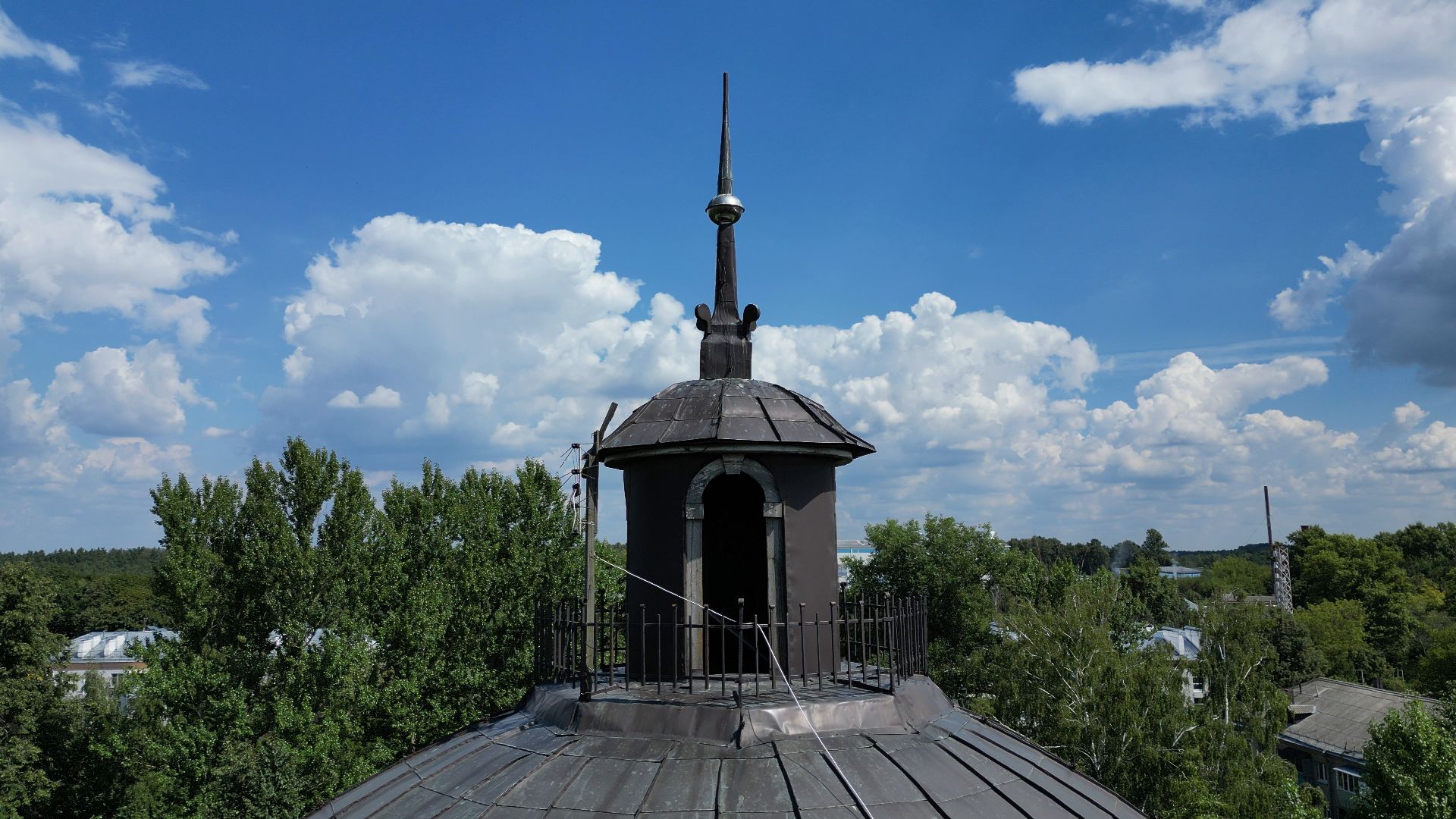 петровское, лыткарино, видео с коптера,