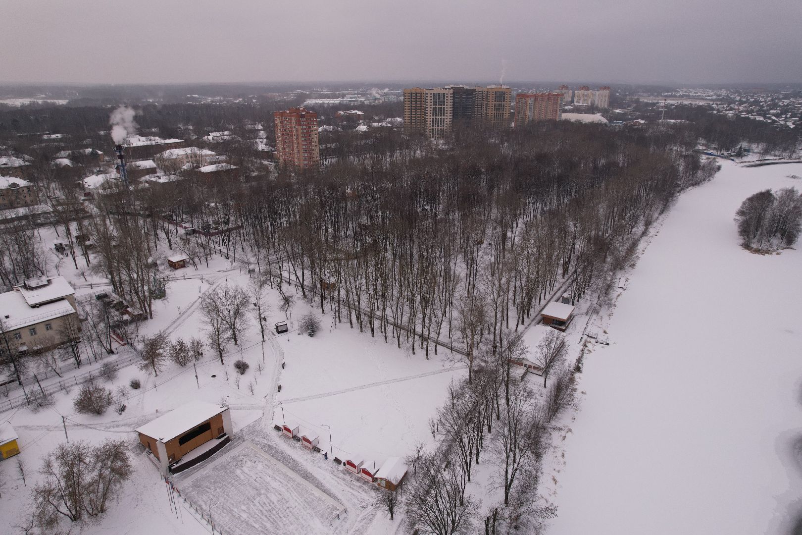 видео с коптера,