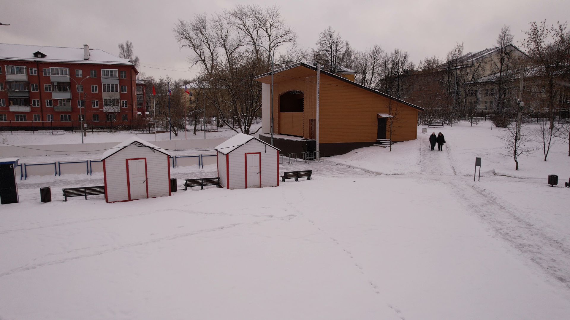 видео с коптера,