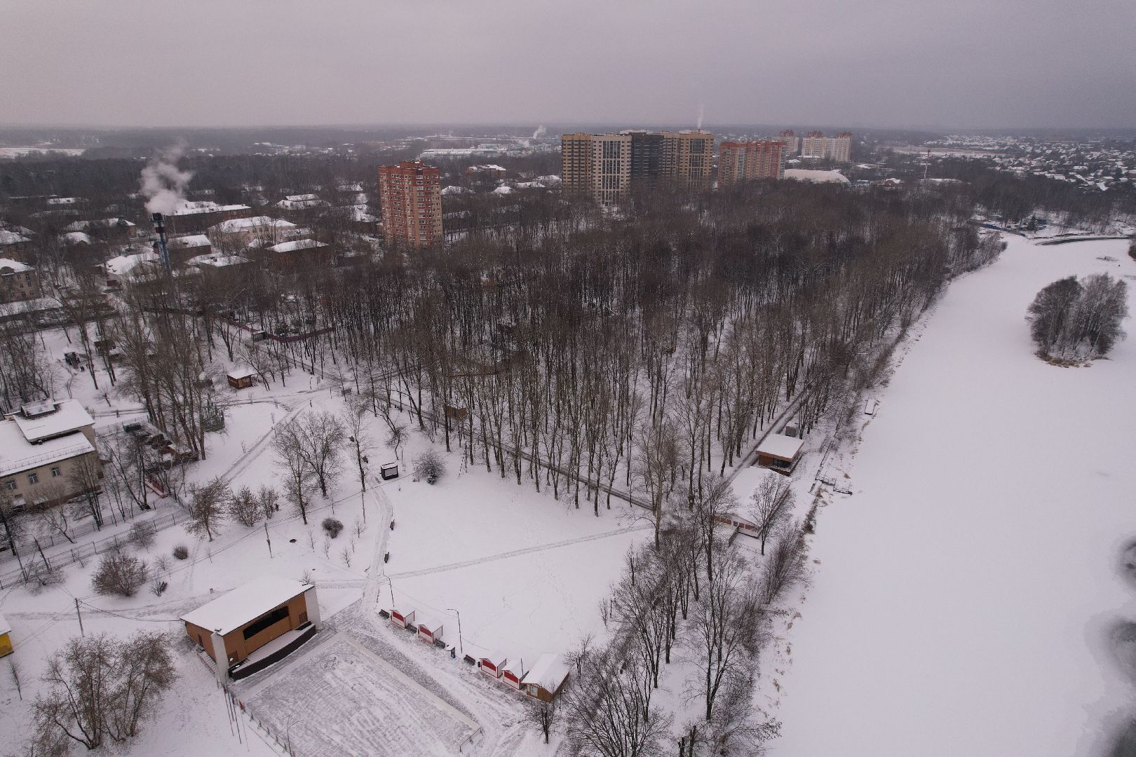 видео с коптера,