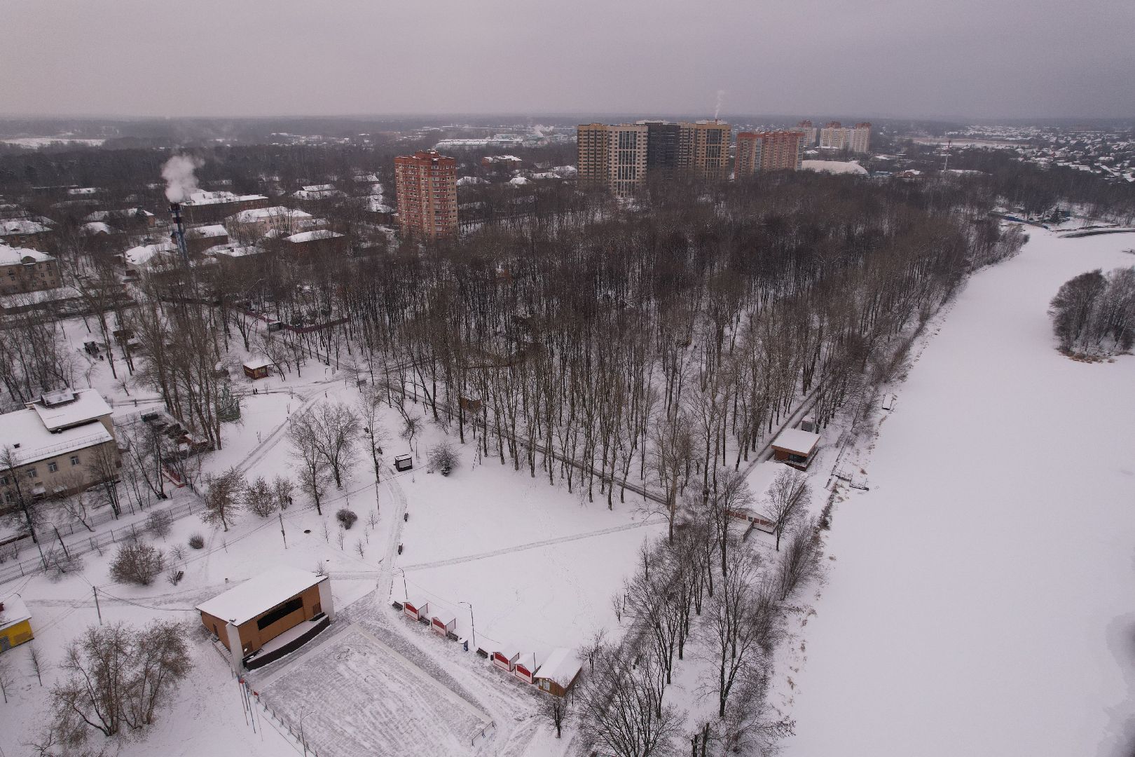 видео с коптера,