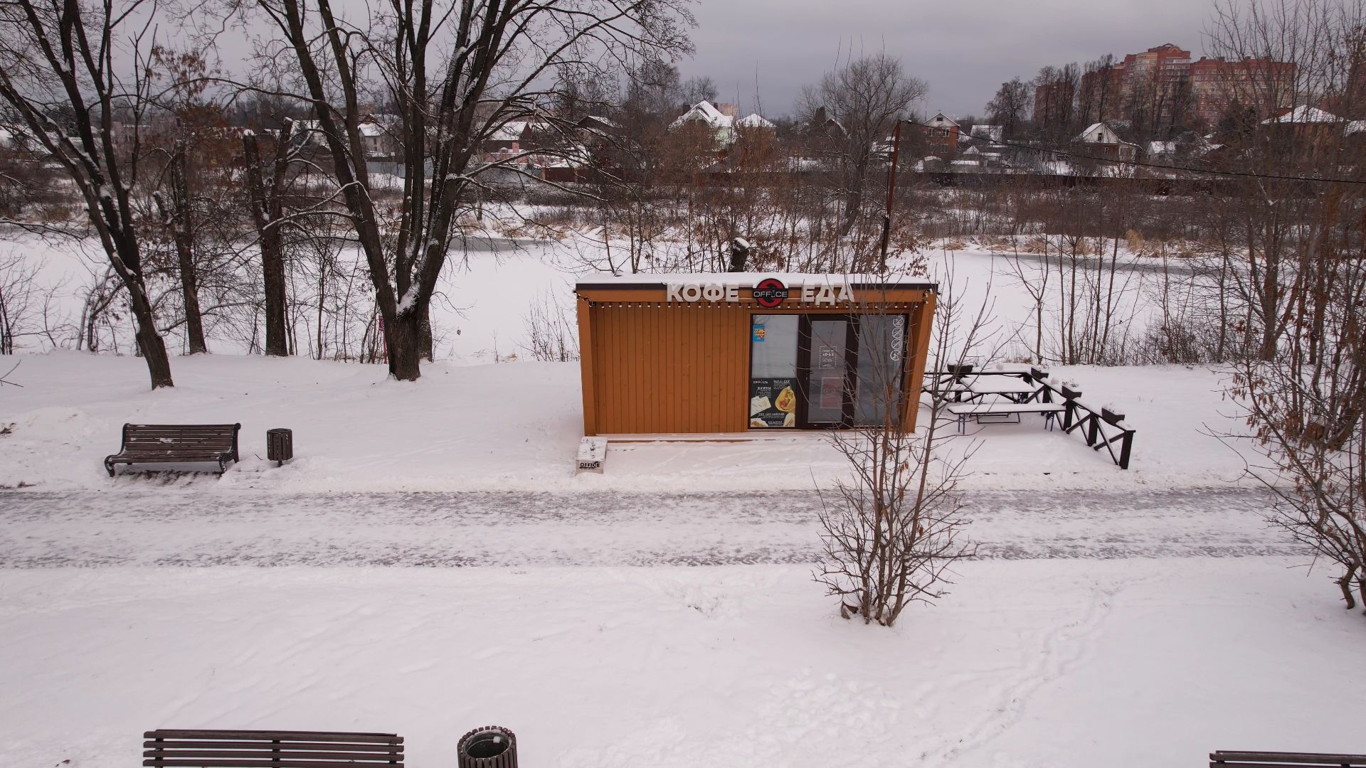 видео с коптера,