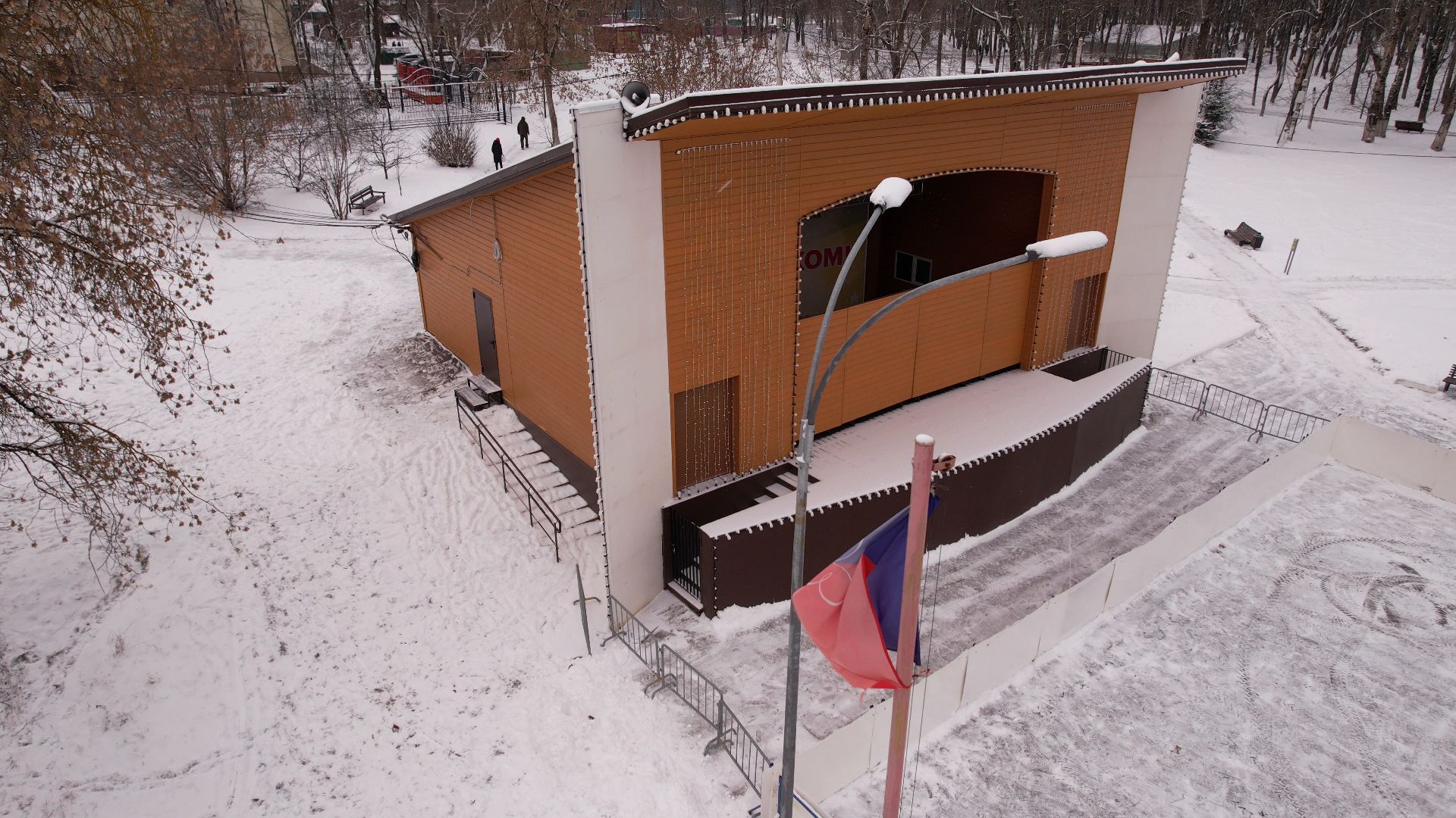 видео с коптера,