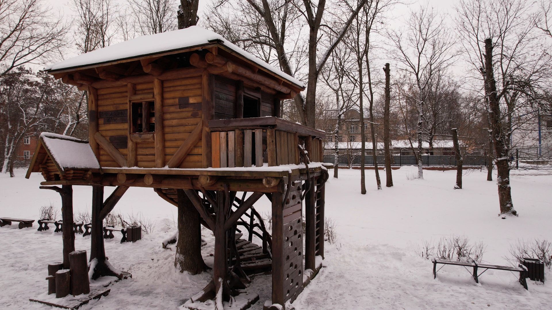 видео с коптера,